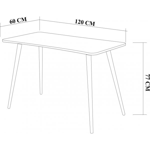 Työpöytä 120x60 cm - Fabio Työpöytä 120x60 cm - Fabio