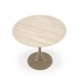Ruokapyt pyre 90 cm beige travertiini