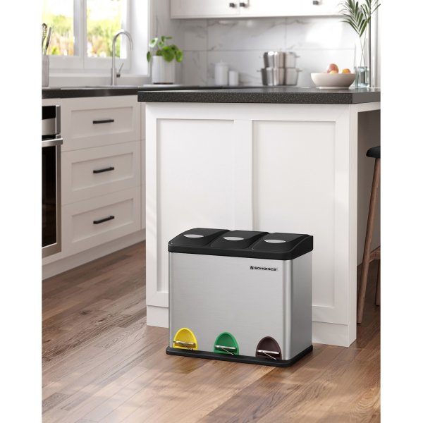 Maiken roskakori 24 l - Hopea Maiken roskakori 24 l - Hopea