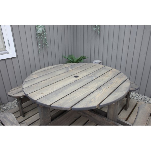 Ronda kalusteryhmä - Puutarhapenkki & pöytä yhdessä - Harmaa + Huonekalujen tahranpoistoaine Ronda kalusteryhmä - Puutarhapenkki & pöytä yhdessä - Harmaa + Huonekalujen tahranpoistoaine