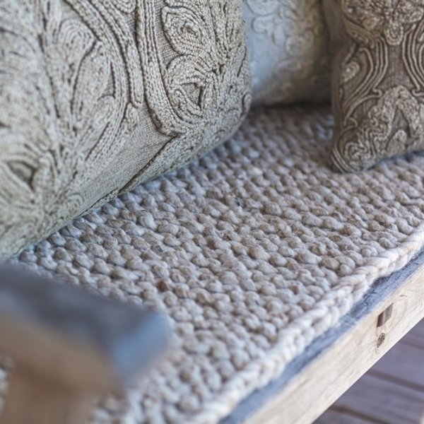 Truls-istuintyyny 35 x 120 cm - Vaaleanharmaa Melange Truls-istuintyyny 35 x 120 cm - Vaaleanharmaa Melange