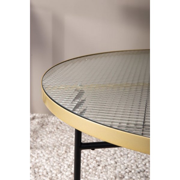 Sohvapöytä Judy - Musta / Messinki Sohvapöytä Judy - Musta / Messinki