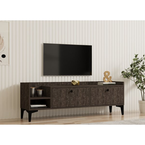 Heflin TV-taso - Ruskea Heflin TV-taso - Ruskea