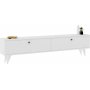 Valkoinen TV-taso 160 cm