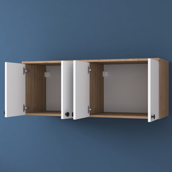 Mendy seinkaappi - phkin/valkoinen