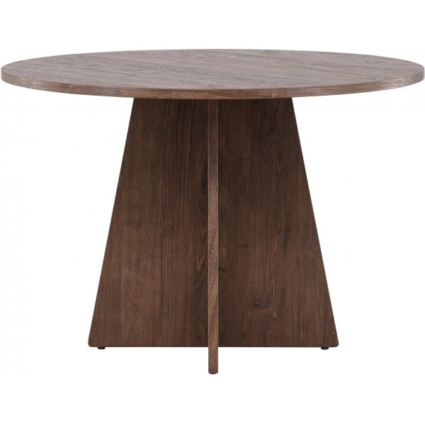 Bootcut ruokapöytä Ø110 cm - pähkinä Bootcut ruokapöytä Ø110 cm - pähkinä