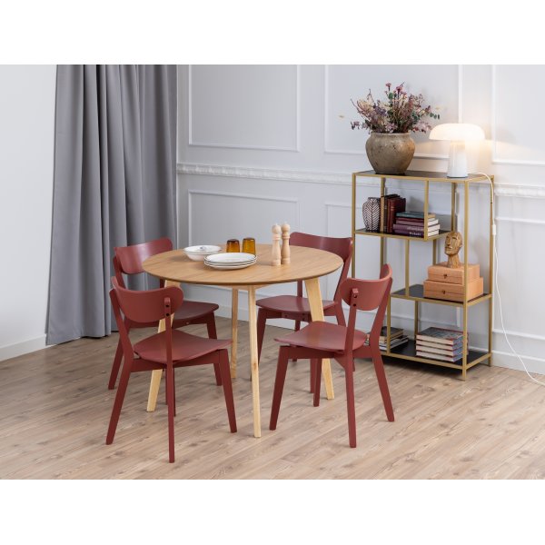 Roxby pyöreä ruokapöytä tammea Ø105 cm Roxby pyöreä ruokapöytä tammea Ø105 cm