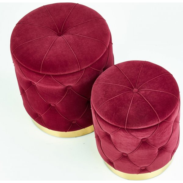 Hitch pouf - punainen Hitch pouf - punainen