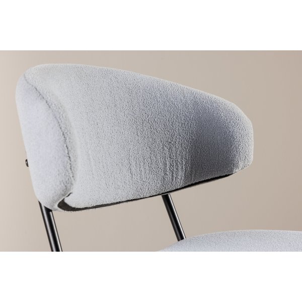 Chico ruokapöydän tuoli - Blue bouclé Chico ruokapöydän tuoli - Blue bouclé