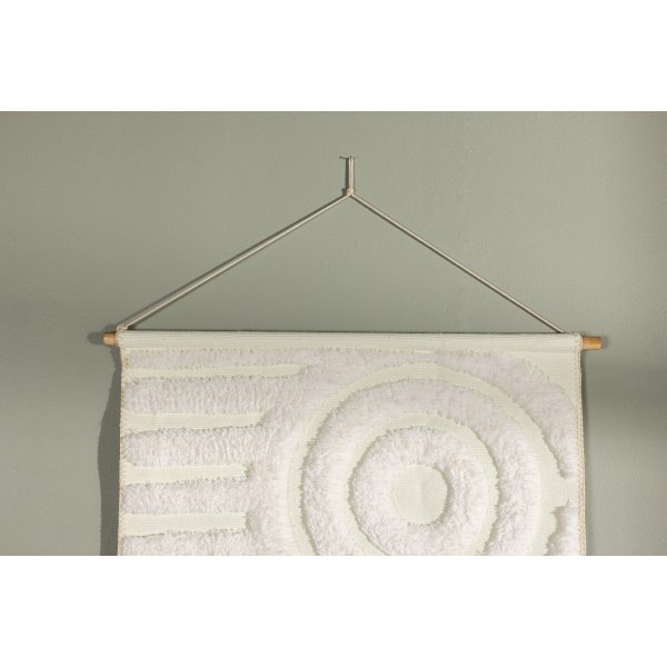 Nikita seinämatto 70 x 100 cm - Valkoinen Nikita seinämatto 70 x 100 cm - Valkoinen