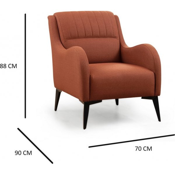 Kenzo nojatuoli - punainen Kenzo nojatuoli - punainen