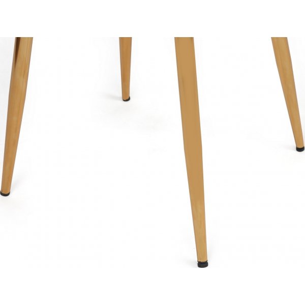 Jill ruokatuolisarja - Vaaleanruskea/kulta Jill ruokatuolisarja - Vaaleanruskea/kulta