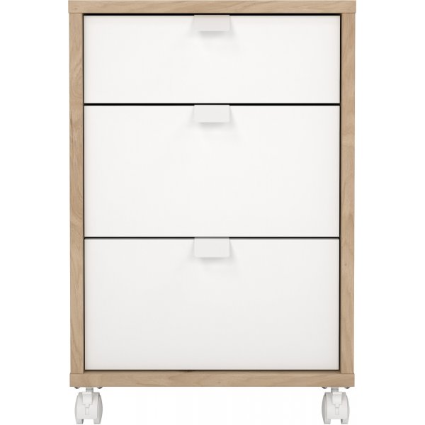 Kylttilaatikon tulisija - Valkoinen/hikkori Kylttilaatikon tulisija - Valkoinen/hikkori