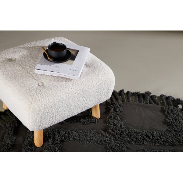 Salina pouf - Valkoinen nalle Salina pouf - Valkoinen nalle