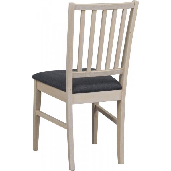 Scarlett-tuoli - Whitewash-tammi/harmaa