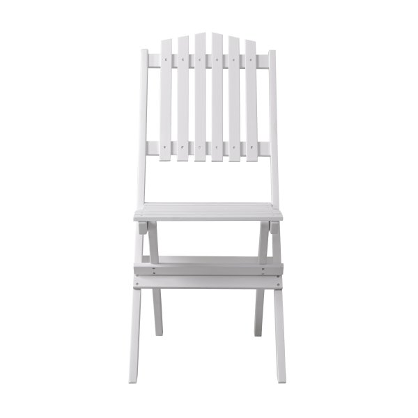 Hav�ng valkoinen ulkokalusteryhm�; 2 tuolia ja p�yt�