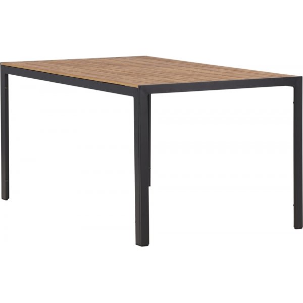 Break ruokapyt 150 x 90 cm - Ruskea/Musta