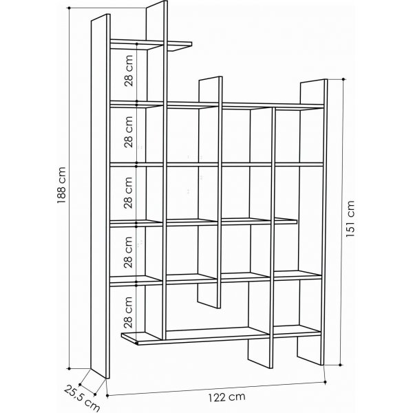 Tamminen kirjahylly - Manco Tamminen kirjahylly - Manco