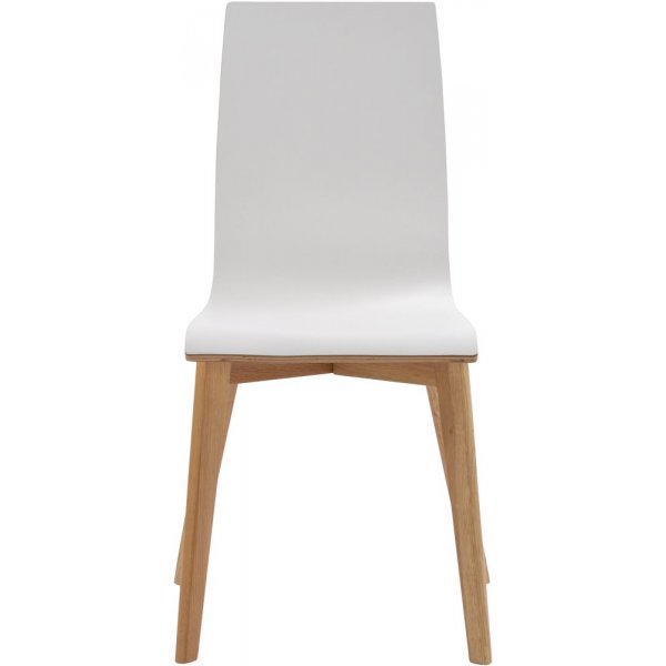 Aniyah-tuoli - Valkoinen/tammi