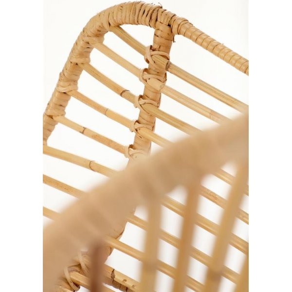 Kelley ruokatuoli - rottinki/musta