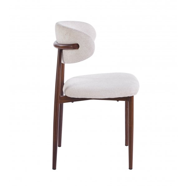 Ingrid-ruokatuoli Beige/pähkinäpuu Ingrid-ruokatuoli Beige/pähkinäpuu