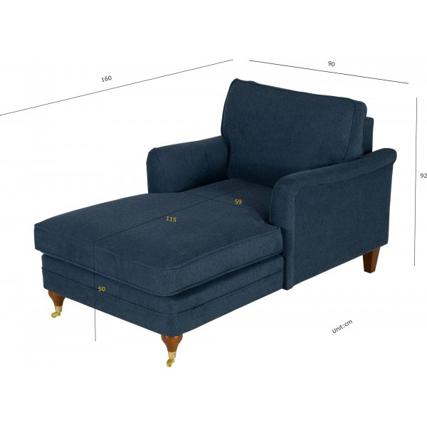 Howard-nojatuoli, sininen - Watford Deluxe