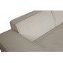 Modulaarinen sohva 310 cm beige samettia
