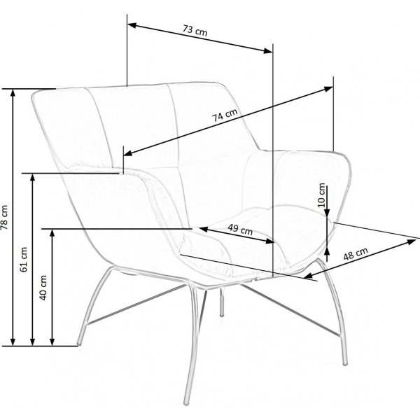Hagman nojatuoli - harmaa + Huonekalujen tekstiilien hoito Hagman nojatuoli - harmaa + Huonekalujen tekstiilien hoito