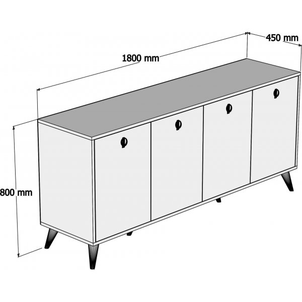 Elite senkki - pähkinä Elite senkki - pähkinä