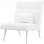 Bloom nojatuoli - White teddy/Whitewash