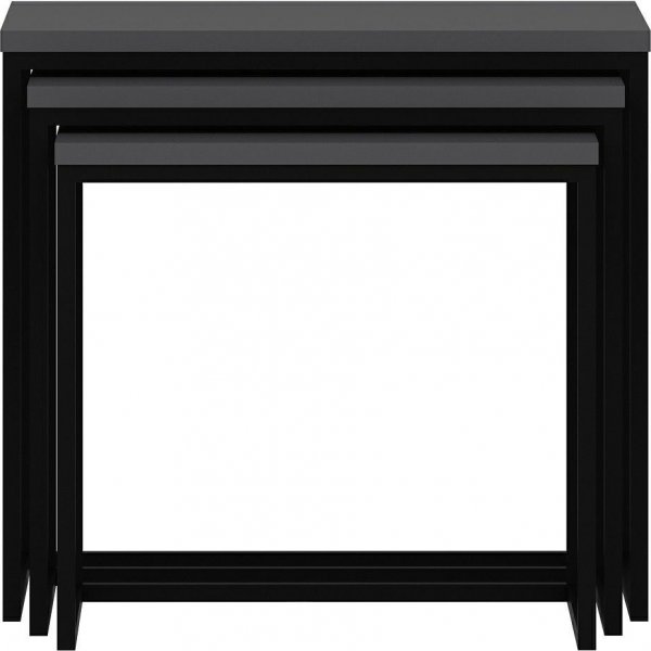 Evia pöytä 45/50/55 x 36/38/40 cm - antrasiitti Evia pöytä 45/50/55 x 36/38/40 cm - antrasiitti