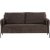 Indigo 2-istuttava sohva - ruskea