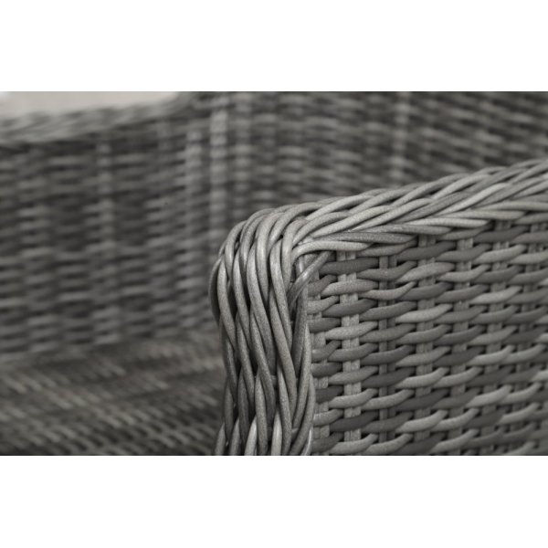 Jacksonville nojatuoli harmaata synteettistä rottinki, täydellinen tyyny + Huonekalujen puhdistus Jacksonville nojatuoli harmaata synteettistä rottinki, täydellinen tyyny + Huonekalujen puhdistus