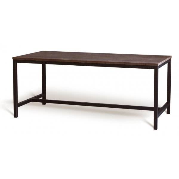 Texas ruokapöytä ruskeaksi petsattu tammi 200 x 100 cm Texas ruokapöytä ruskeaksi petsattu tammi 200 x 100 cm