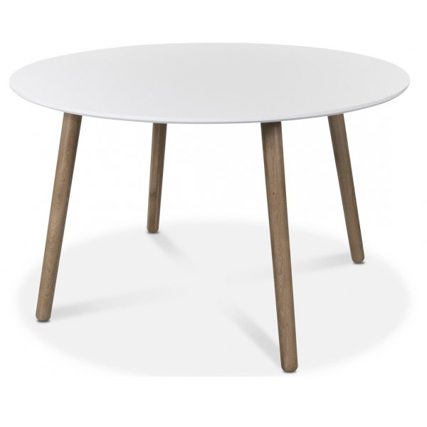 Pyre Rosvik-ruokapyt 120 cm - Tammi/Valkoinen