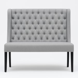 Keittiön sohva harmaata kangasta, leveys 120 cm Keittiön sohva harmaata kangasta, leveys 120 cm