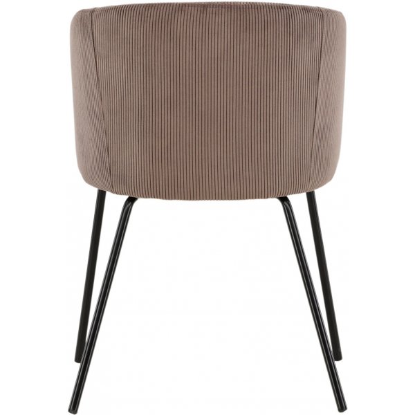 Berit ruokapydn tuoli - Ruskea vakosametti