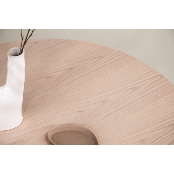 Melker sohvapöytä Ø65 cm - Whitewash Melker sohvapöytä Ø65 cm - Whitewash