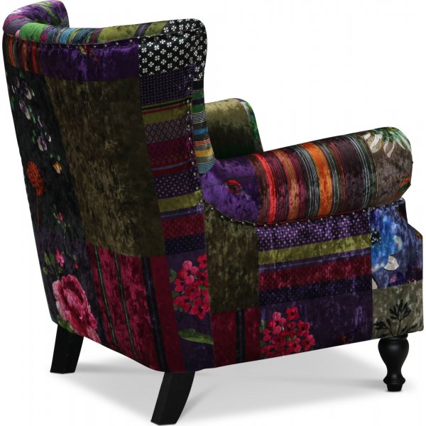 L�ddek�pinge nojatuoli - Moniv�rinen kangas