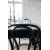 PiPi ruokailuryhm, pyre ruokapyt 120 cm sis. 4 taivutettua tuoli No18 - Mustaksi petsattua puuta