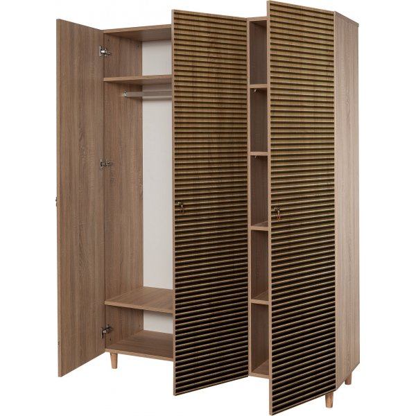 Muoti vaatekaappi 135 cm - Sonoma tammi Muoti vaatekaappi 135 cm - Sonoma tammi
