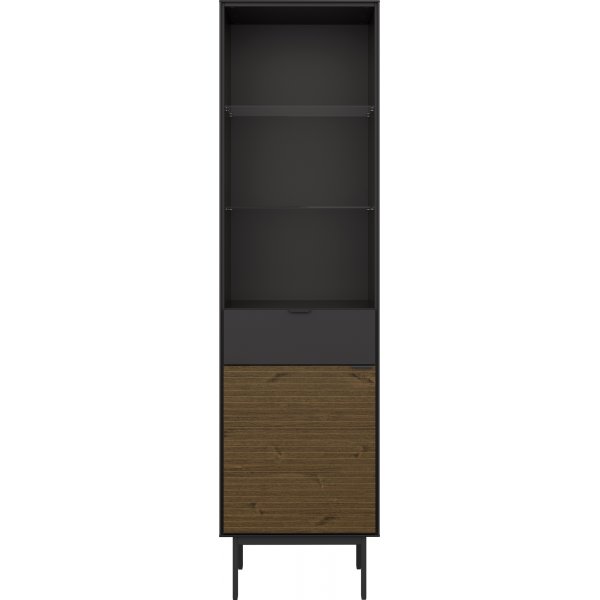 Soma-vitriinikaappi - Musta/espresso Soma-vitriinikaappi - Musta/espresso