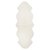 Kihara lampaannahka Valkoinen - 180 x 60 cm