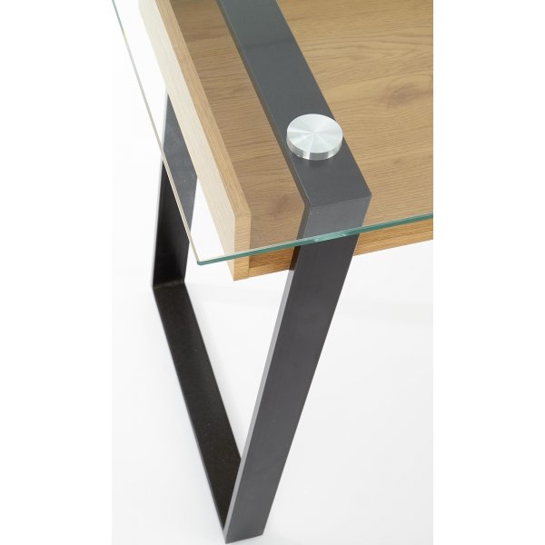 Emma typyt 120 x 60 cm - tammi/musta