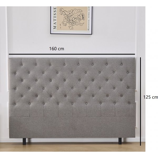 S�ngynp��ty harmaa, 160 cm leve�