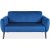 Elsa 2-istuttava sohva - Sininen sametti