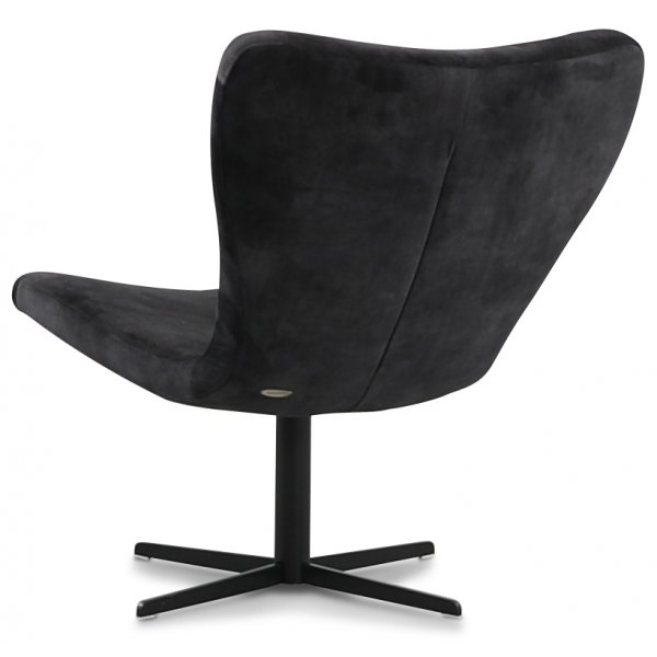 Täplillinen punainen design-nojatuoli - tummanharmaa (sametti) Täplillinen punainen design-nojatuoli - tummanharmaa (sametti)