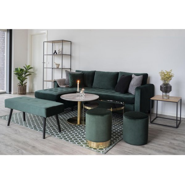 Bolzano Sohvap�yt� 70 x 70 cm - Marmori-/messinkij�ljitelm�