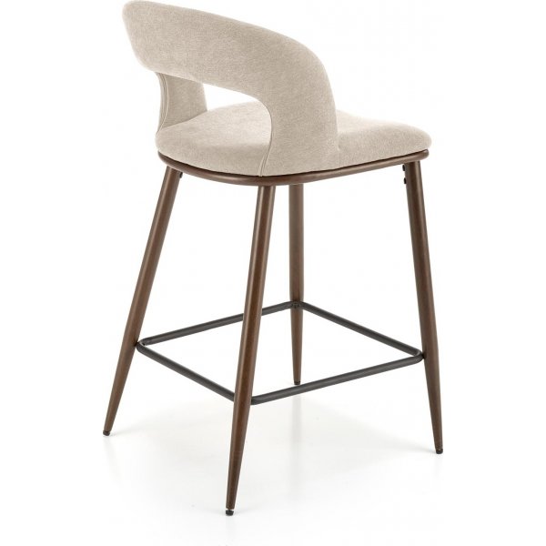 Baarituoli beige/p�hkin�puu istuinkorkeus 65 cm - Pelican