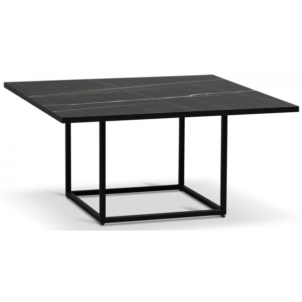 Sintorp sohvapyt 90 x 90 cm - Musta marmori (Exclusive laminaatti)